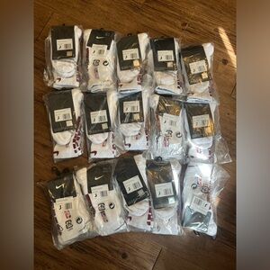 15 pair of Nike socks